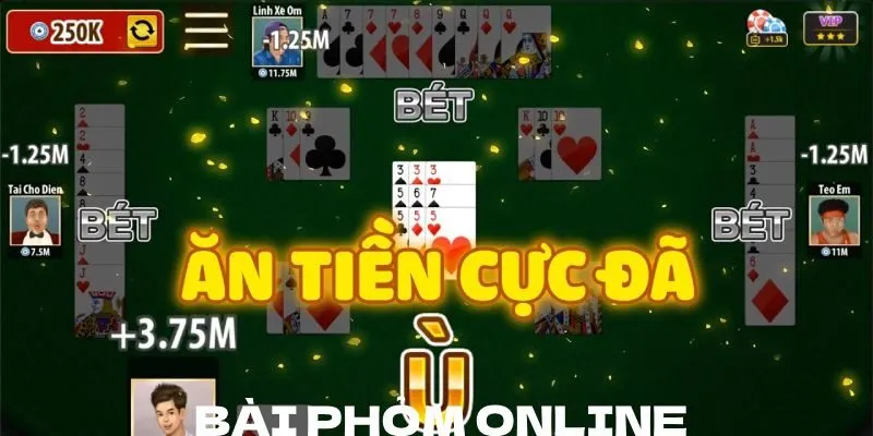 Đặc điểm trong luật chơi bài Phỏm online 123B 