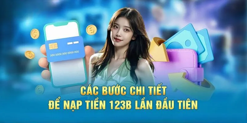 Hướng dẫn nạp tiền 123B ở 3 kênh thanh toán cơ bản